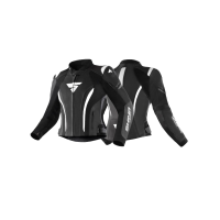 Shima Куртка Кожаная женская Miura 2.0 Black/White в Кемерове