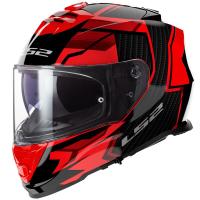 LS2 Мотошлем FF800 Storm II Tracker черно-красный в Кемерове