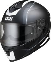 IXS Шлем HX 1100 2.0 Чёрн-серо-белый глянец в Кемерове