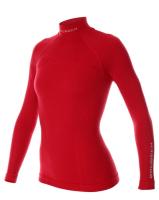 Brubeck Футболка женская дл.рукав Wool Merino 78% Малина в Кемерове