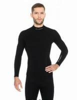 Brubeck Футболка мужская дл.рукав Wool Merino 78% Черный в Кемерове