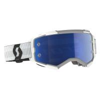 Scott Очки кроссовые Fury white blue chrome works в Кемерове
