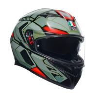 AGV Шлем K3 Decept Matt Black/Green/Red в Кемерове