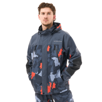 Dragonfly Мембранная куртка Quad 2.0 Man 2025 Grey - Orange Camo в Кемерове