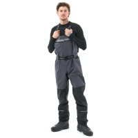 Dragonfly Вейдерсы мембранные Quad Pro 2025 Grey - Black в Кемерове