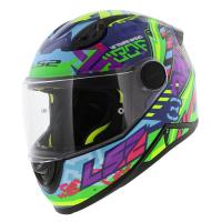 LS2 Мотошлем FF812 Kid Svent Blue Green в Кемерове