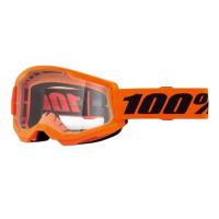 100% Очки Strata 2 V26 Goggle Neon Orange / Clear в Кемерове