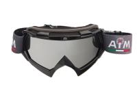 AiM Очки кроссовые (PRO) 157-100 Black Glossy в Кемерове