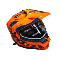 AiM Шлем детский JK802Y Orange/Blue в Кемерове