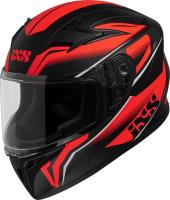 IXS Шлем 136 2.0 Kids Star 2 Черно-красно матовый в Кемерове