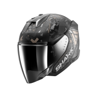 Shark Шлем Skwal I3 Jet Hellcat Mat Black/Chrome/Anthracite в Кемерове