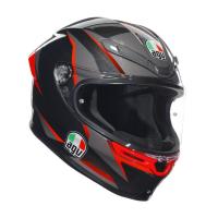 AGV Шлем K6 S 2206 Slashcut Black/Grey/Red в Кемерове