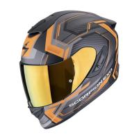 Scorpion Exo Мотошлем Exo-1400 Evo II Linart Черный Матовый/Оранжевый/Серый в Кемерове