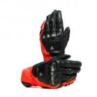 Dainese Перчатки кожаные 4-Stroke 2 Black/Fluo-Red в Кемерове