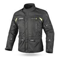 Dimox Мотокуртка текстиль Explorer Mens Touring Black/Yellow в Кемерове