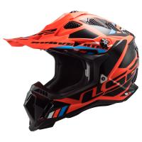 LS2 Мотошлем MX700 Subverter II Evo Stomp черно-оранжевый в Кемерове