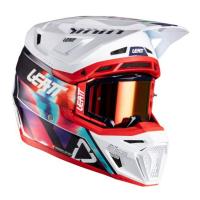 Leatt Шлем кроссовый 8.5 Royal Blue-Red V26 + очки Velocity 5.5 в Кемерове