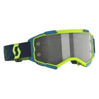 Scott Очки кроссовые Fury LS neon yellow/blue light sensitive grey works в Кемерове