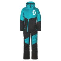 Scott Комбинезон зимний женский Back-X Dryo black/breeze blue  в Кемерове