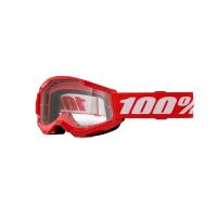 100% Очки подростковые Strata 2 Junior Red / Clear в Кемерове