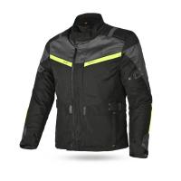 Dimox Мотокуртка текстиль Tour Tech Mens Black/Grey/Yellow в Кемерове
