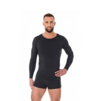 Brubeck Футболка мужская дл.рукав Comfort Wool Графит в Кемерове