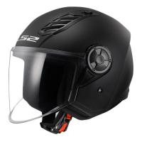 LS2 Мотошлем OF616 Airflow II Solid черный матовый в Кемерове