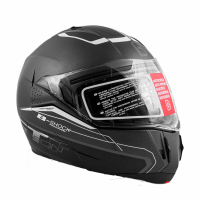 Beon Шлем модуляр B-700 Matt Grey/Black White в Кемерове
