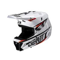 Leatt Шлем кроссовый детский Helmet Kit Moto 3.5 Jr V25 White в Кемерове