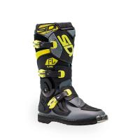 Sidi Ботинки детские Flame Black/Lime/Grey в Кемерове