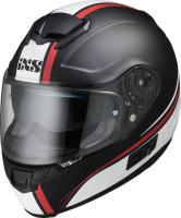 IXS Мотошлем HX 215 2.1 Черно-красно-белый матовый в Кемерове
