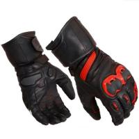 Scout Перчатки кожаные Carbon Черный/Белый/Красный в Кемерове