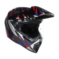 AGV Шлем AX9 E2206 V26 Steppa Carbon/Red/Blue в Кемерове