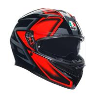 AGV Шлем K3 Compound Black/Red в Кемерове