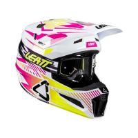 Leatt Шлем кроссовый 3.5 V26 Storm Pink + очки Vizion 3.5 в Кемерове