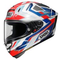 Shoei Мотошлем X-Spirit Pro Escalate бело-сине-красно-серый в Кемерове