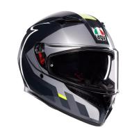 AGV Шлем K3 Shade Grey/Yellow Fluo в Кемерове