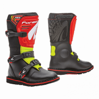 Forma Ботинки кроссовые детские Rock Black/Red/Yellowfluo в Кемерове