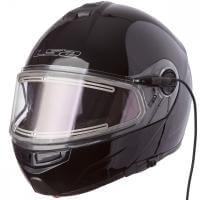 LS2 Мотошлем снегоходный FF325 Strobe Electric Snow Solid Черный в Кемерове