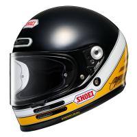Shoei Мотошлем Glamster 06 Abiding черно-бело-желтый TC-3 в Кемерове