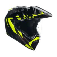 AGV Шлем AX9 E2206 V26 Steppa Carbon/Grey/Yellow Fluo в Кемерове