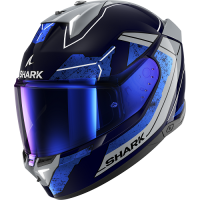 Shark Шлем Skwal i3 Rhad Blue/Chrome/Silver в Кемерове