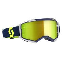 Scott Очки кроссовые Fury blue/grey yellow chrome works в Кемерове