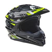AiM Шлем кроссовый JK803S Yellow/Black в Кемерове