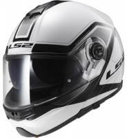 LS2 Мотошлем снегоходный FF325 Strobe Electric Snow Civik Черный/Белый в Кемерове