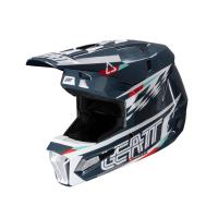 Leatt Шлем кроссовый Helmet Kit Moto 3.5 V25 Blue в Кемерове