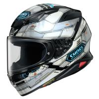 Shoei Мотошлем NXR 2 Fortress серо-черно-голубой в Кемерове