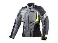 LS2 Мотокуртка женская Phase Lady Jacket серо-чёрно-жёлтый в Кемерове