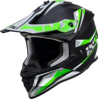 IXS шлем кроссовый 362 2.0 Черно-зеленый-белый в Кемерове
