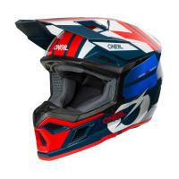 Oneal Кроссовый шлем 3Series Ride V.25 синий/белый в Кемерове